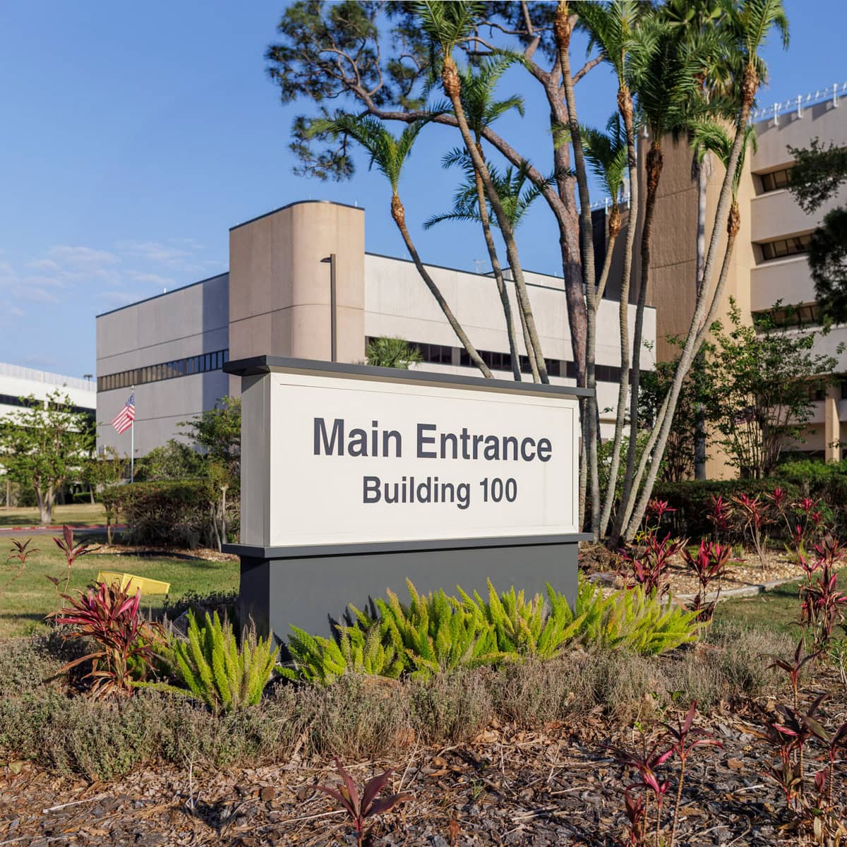 Main Entrance Monument Sign at VA Bay Pines